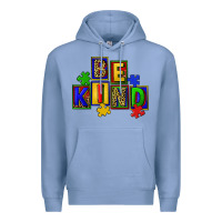 Colony Blue Be kind Premium Hoodie - CowGirlArtShop