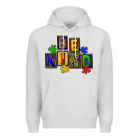 Dove Grey Be kind Premium Hoodie - CowGirlArtShop