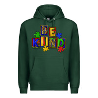 Sports Green Be kind Premium Hoodie - CowGirlArtShop
