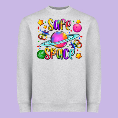 Safe Space Heavyweight Sweatshirt Designed By Artiststas
