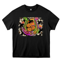 Black halloween horseshoe Heavy Core Tee - JahusDesignShop
