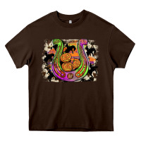 Chocolate Brown halloween horseshoe Heavy Core Tee - JahusDesignShop