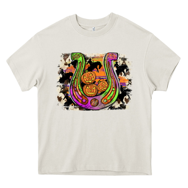 Halloween Horseshoe Heavy Core Tee by JahusDesignShop | Teevron