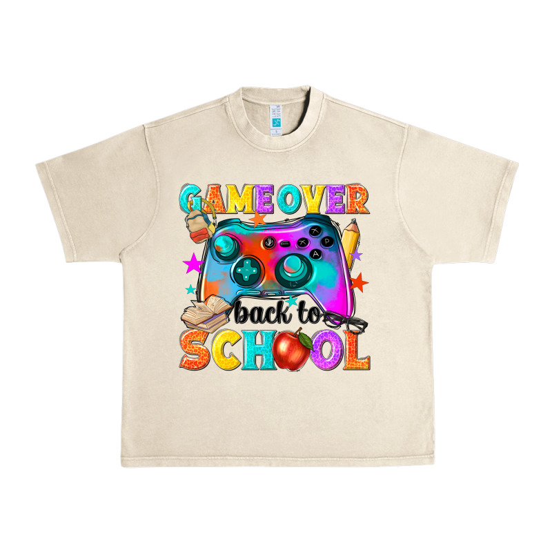 Game Over Back To School Urban Heavy Tee by NancyCooperArtShop | Teevron