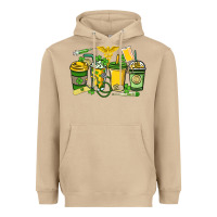 Mushroom St. Patrick's Day Nurse coffee cups Heavyweight Hoodie - HowdyJamesFarm