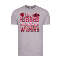 Vintage Zinc love kisses valentine wishes Vintage Tee - NancyCooperArtShop
