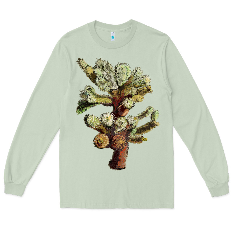 Cholla Tree Cactus Long Sleeve Tee by LillyAllenDesigns | Teevron