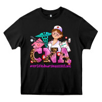 Black cna certified nursing assistant Heavy Core Tee - AdoDesignShop
