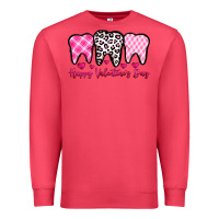 Cardinal happy valentines day dentist Premium Sweatshirt - OliviaCreatesArt