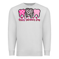 Dove Grey happy valentines day dentist Premium Sweatshirt - OliviaCreatesArt