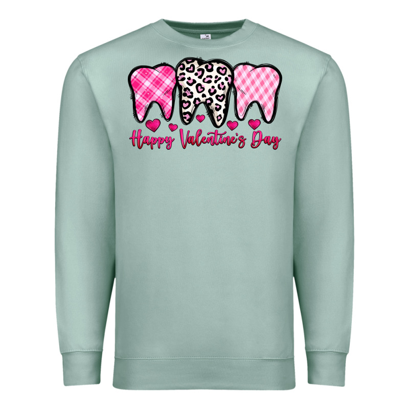 Happy Valentines Day Dentist Premium Sweatshirt by OliviaCreatesArt | Teevron