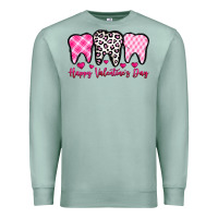 Seafoam happy valentines day dentist Premium Sweatshirt - OliviaCreatesArt