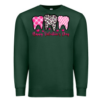 Sports Green happy valentines day dentist Premium Sweatshirt - OliviaCreatesArt