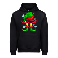 Black Elf Your Text Urban Hoodie - CowhideDigitalArt