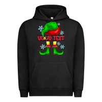 Pigment Black Elf Your Text Urban Hoodie - CowhideDigitalArt