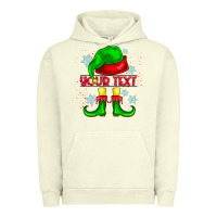 Pigment Pistachio Elf Your Text Urban Hoodie - CowhideDigitalArt