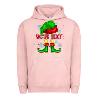Pigment Salmon Elf Your Text Urban Hoodie - CowhideDigitalArt