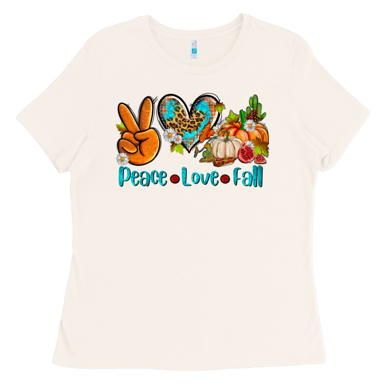 Peace Love Fall Ado Ladies Tee by AdoDesignShop | Teevron