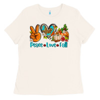 Bone peace love fall ado Ladies Tee - AdoDesignShop