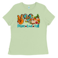 Matcha peace love fall ado Ladies Tee - AdoDesignShop