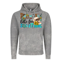Cloud Rock probably late for something Vintage Hoodie - NancyCooperArtShop