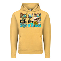 Vintage Mustard probably late for something Vintage Hoodie - NancyCooperArtShop