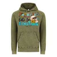 Vintage Olive probably late for something Vintage Hoodie - NancyCooperArtShop