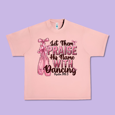 Let Them Praise His Name With Dancing Urban Heavy Tee Designed By Nancycooperartshop
