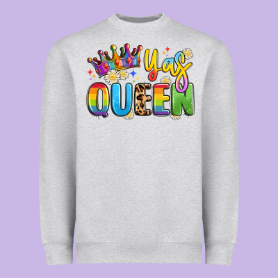 Yas Queen Heavyweight Sweatshirt Designed By Artiststas