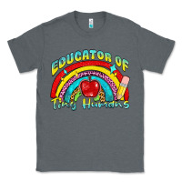 Charcoal Heather educator of tiny humans Classic Tee - NancyCooperArtShop