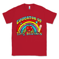 Red educator of tiny humans Classic Tee - NancyCooperArtShop
