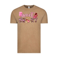 Vintage Coffee sweetheart with bear Vintage Tee - NancyCooperArtShop