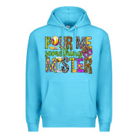 Ocean Blue Pour me something mister Marri Gras Premium Hoodie - HowdyJamesFarm