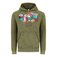 Vintage Olive mom fuel coffee cups Vintage Hoodie - NancyCooperArtShop
