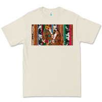 Bone western horses gemstone horse cowhide leopard floral background licens Premium Tee - Artiststas