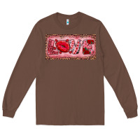 Chestnut Pink Love Kiss Valentine's Day Long Sleeve Tee - RanaPortraitStore