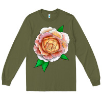 Army Green Fun In The Sun Rose Long Sleeve Tee - LillyAllenDesigns