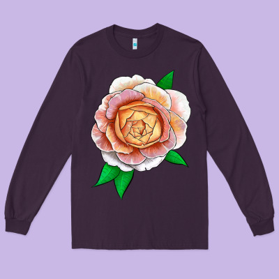 Fun In The Sun Rose Long Sleeve Tee Designed By Lillyallendesigns