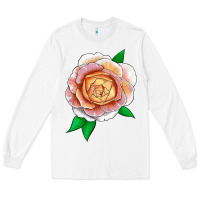 White Fun In The Sun Rose Long Sleeve Tee - LillyAllenDesigns