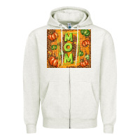 Oatmeal Heather fall mom mother's day Zipper Hoodie - TumblerDesignByShophia