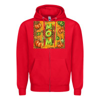 Red fall mom mother's day Zipper Hoodie - TumblerDesignByShophia