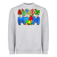 Heather Grey autism mom Heavyweight Sweatshirt - Artiststas