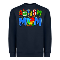 Navy autism mom Heavyweight Sweatshirt - Artiststas