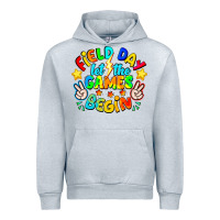 Heather Grey Field Day Let The Games Begin Urban Hoodie - CowhideDigitalArt