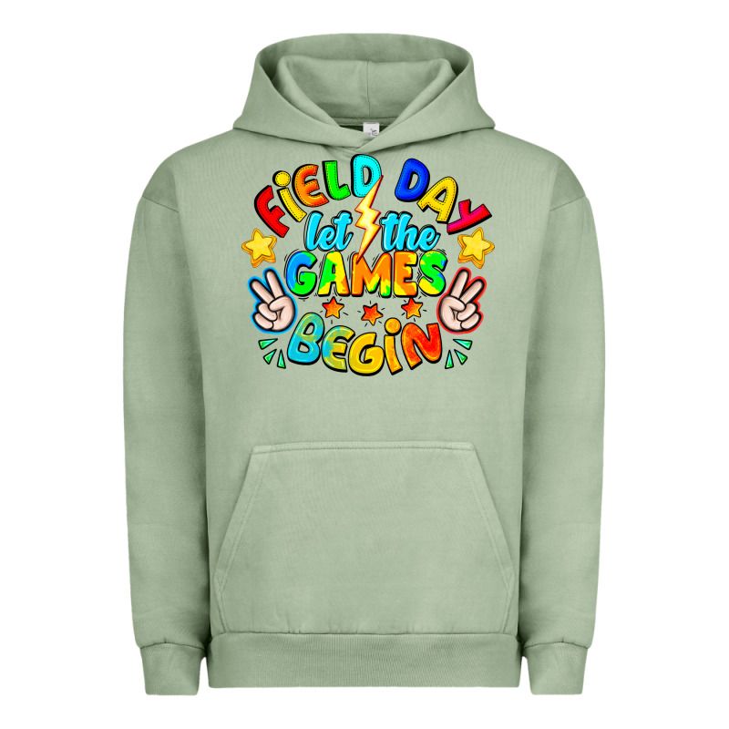 Field Day Let The Games Begin Urban Hoodie by CowhideDigitalArt | Teevron