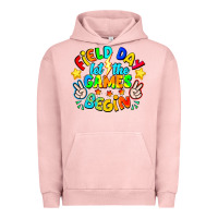 Pigment Salmon Field Day Let The Games Begin Urban Hoodie - CowhideDigitalArt