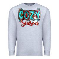 Heather Grey cozy season Premium Sweatshirt - OliviaCreatesArt