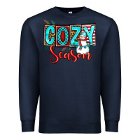 Navy cozy season Premium Sweatshirt - OliviaCreatesArt