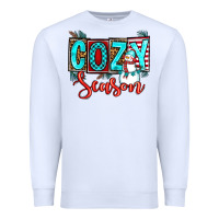 White cozy season Premium Sweatshirt - OliviaCreatesArt