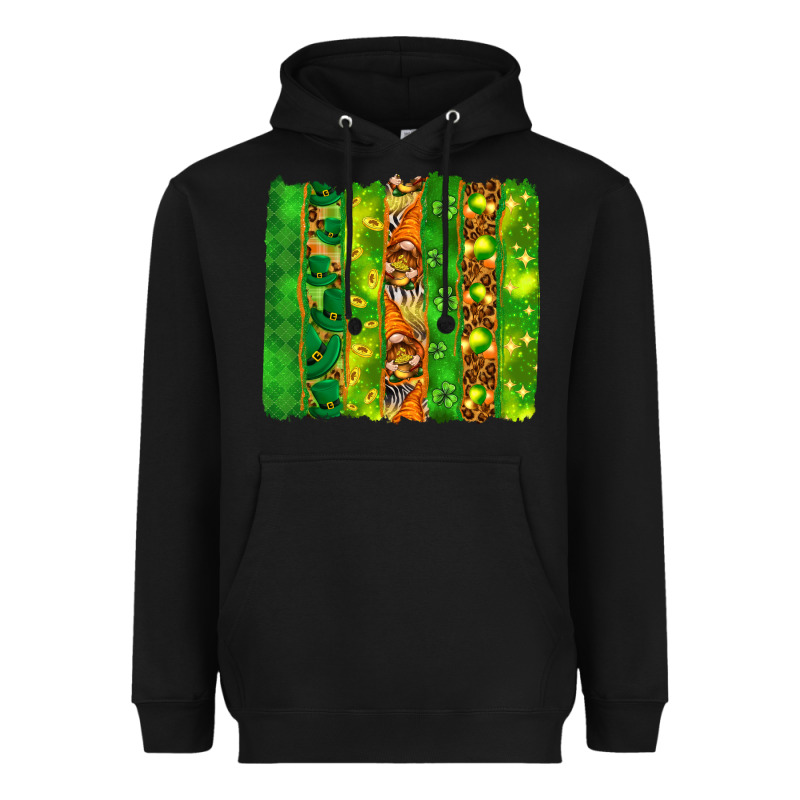 St. Patrick's Day Brushstrokes Heavyweight Hoodie by HowdyJamesFarm | Teevron